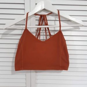 American eagle rust color bralette cross back